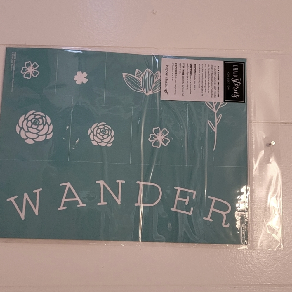 NEW Chalk Couture Reusable Transfer Southwest Collection Wander Florals